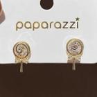 Rhinestone Lollipop Earring 1 Pair - Gold - One Size