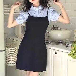 Short-sleeve Shirt / Overall Dress (various Designs)