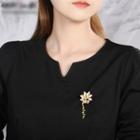 Flower Alloy Brooch