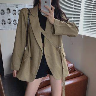 Details Double-breasted Loose Blazer