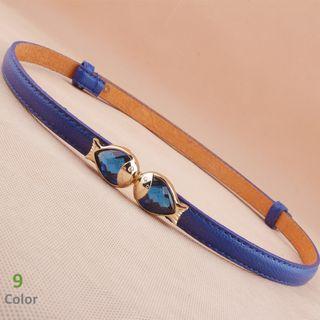 Fish Buckle Slim Belt