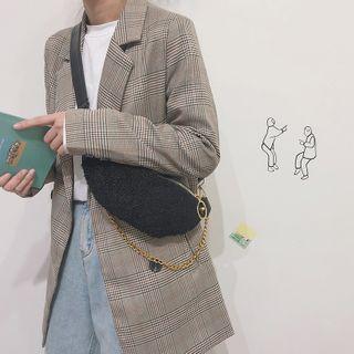 Furry Chain Belt Bag