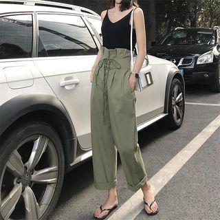 Plain Camisole / High Waist Pants
