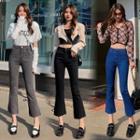 High Waist Flared Jeans (various Designs)