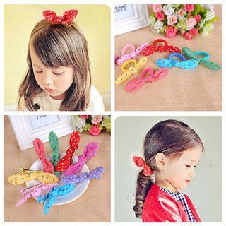 Polka Dot Bow Hair Clip / Hair Tie