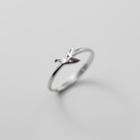 Origami Ring 1 Pc - Silver - One Size