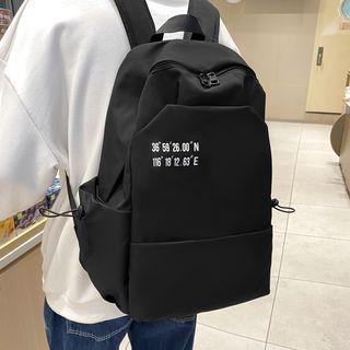 Set: Number Backpack + Bag Charm