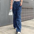 Patterned Straight-fit Jeans