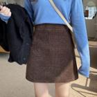 Mini A-line Glitter Skirt