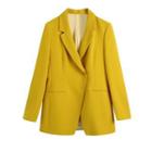 Plain Blazer / Loose Fit Dress Pants / Set