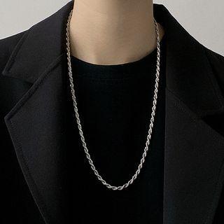 Twist Necklace Silver - One Size