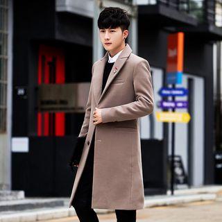 Double-buttoned Badge Coat