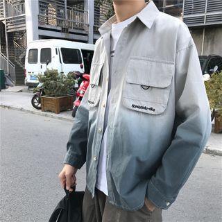 Faded Cargo Shirt Jacket
