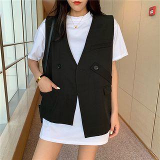 Pocket Plain Vest