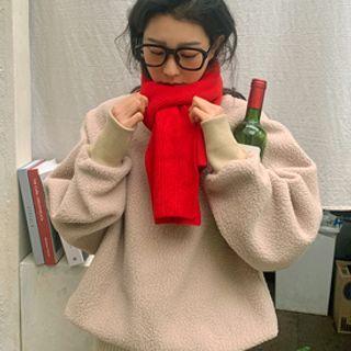 Rib-knit Muffler Scarf (7 Colors)