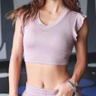 Sleeveless Cropped Sports Top
