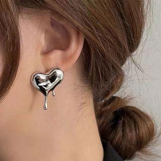 Melting Heart Alloy Earring