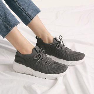 Couple Knit Running Sneakers