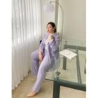 Pastel-color Boot-cut Dress Pants