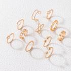 Set Of 11: Ring Set Of 11- 21130 - Gold - One Size