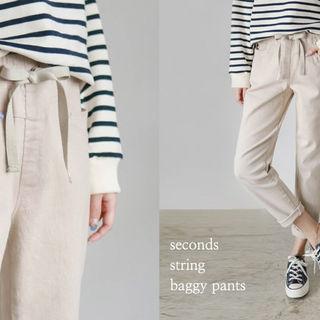 Drawcord Tapered Chino Pants