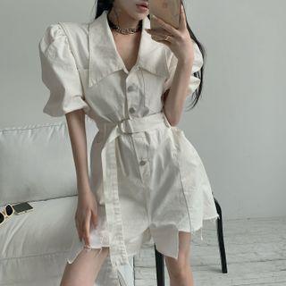 Puff Short-sleeve Romper
