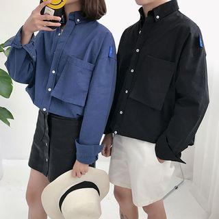 Couple Matching Pocketed Shirt