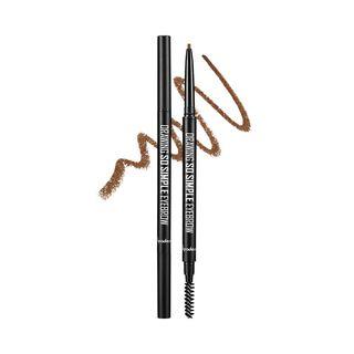 Dipodeur - Drawing So Simple Eyebrow (4 Colors) #02 Natural Brown