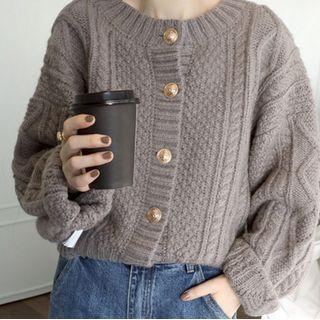 Chunky Embellished Cardigan
