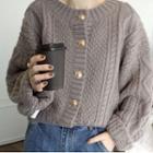 Chunky Embellished Cardigan