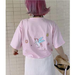 Rainbow Print Short Sleeve T-shirt