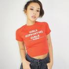 Printed Skinny T-shirt