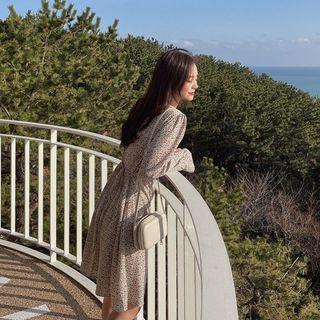 Flower A-line Dress