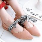 Bow Pointy Sandals
