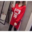 Long-sleeve Number 56 Long T-shirt
