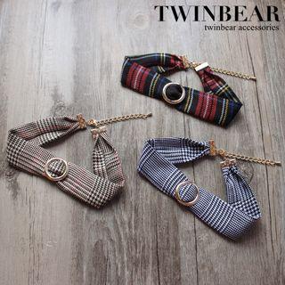 Plaid Choker