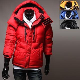 Detachable Hood Padded Jacket