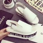 Slingback Platform Sandals