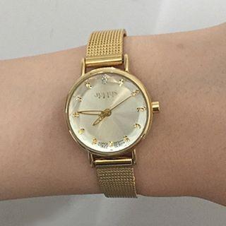 Metal Strap Watch A52 - Gold - One Size