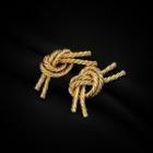 Knot Alloy Earring 1 Pair - Earrings - Gold - One Size