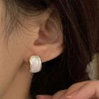 Glaze Open Hoop Earring 1 Pair - Earrings - One Size