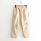 Bread Embroidered Pants