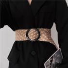 Woven Belt Beige & Khaki - One Size