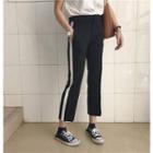 High-waist Cropped Pencil Pants