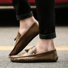 Faux-leather Charm Loafers