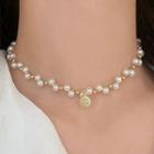 Bead Layered Choker 1 Pc - Gold - One Size