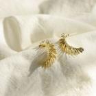 Alloy Leaf Dangle Earring 1 Pair - Gold - One Size