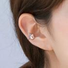 Unicorn Ear Cuff 1 Pair - Clip On Earring - Silver - One Size