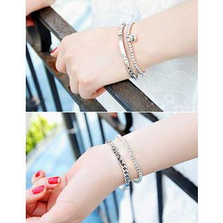Set Of 2: Metal Bracelet