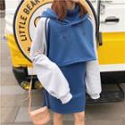 Set: Cropped Hoodie + Sleeveless Mini Dress